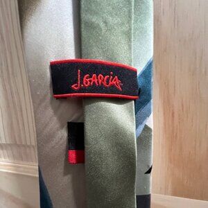 EUC Vintage J. Garcia limited edition 100% silk necktie, JERRY GARCIA artwork